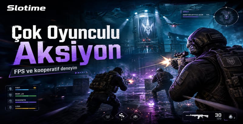 Slotime Multiplayer Oyun Deneyimi – FPS ve Kooperatif